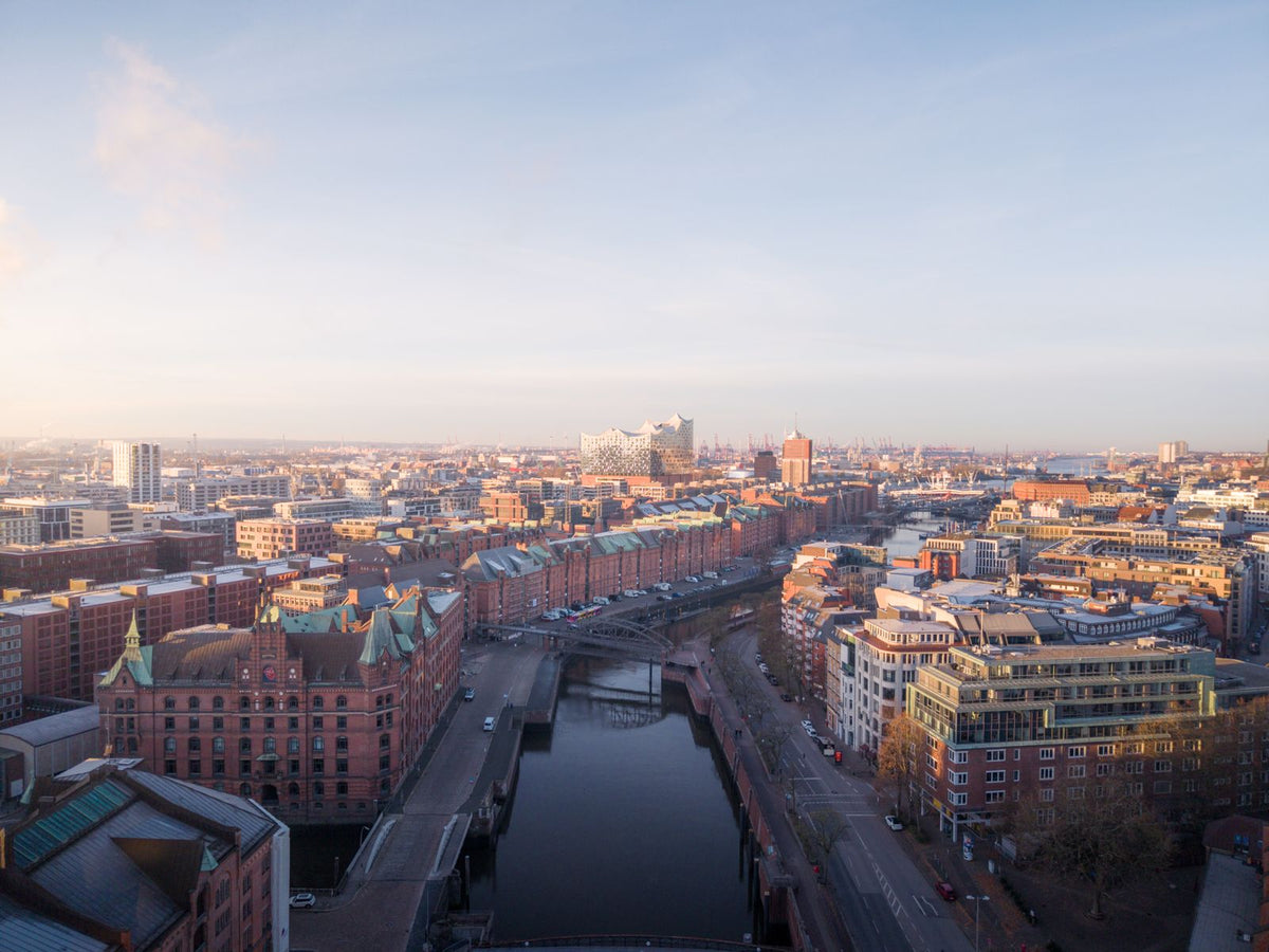 Rundflug über Hamburg