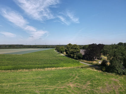 Landschaft am Niederrhein von oben